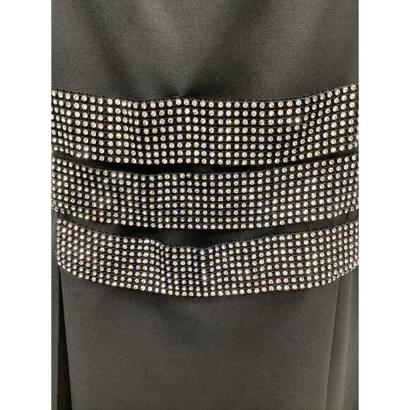 Tory Burch Women’s Dress Size 10 Sleeveless Wool Blend Decorative Waist Black - Picture 4 of 5